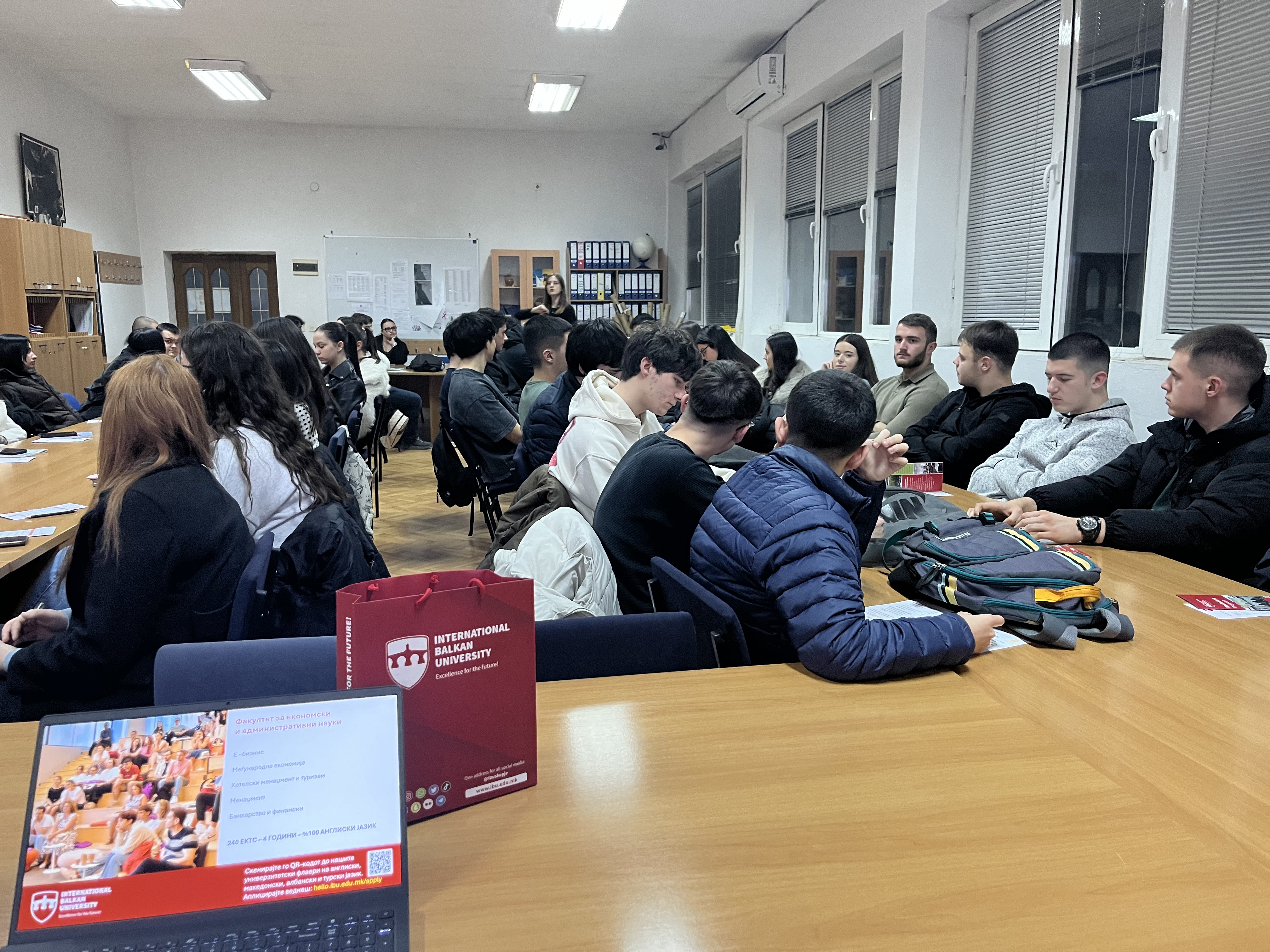 IBU Promotes Academic Opportunities to High School Students in Kumanovo