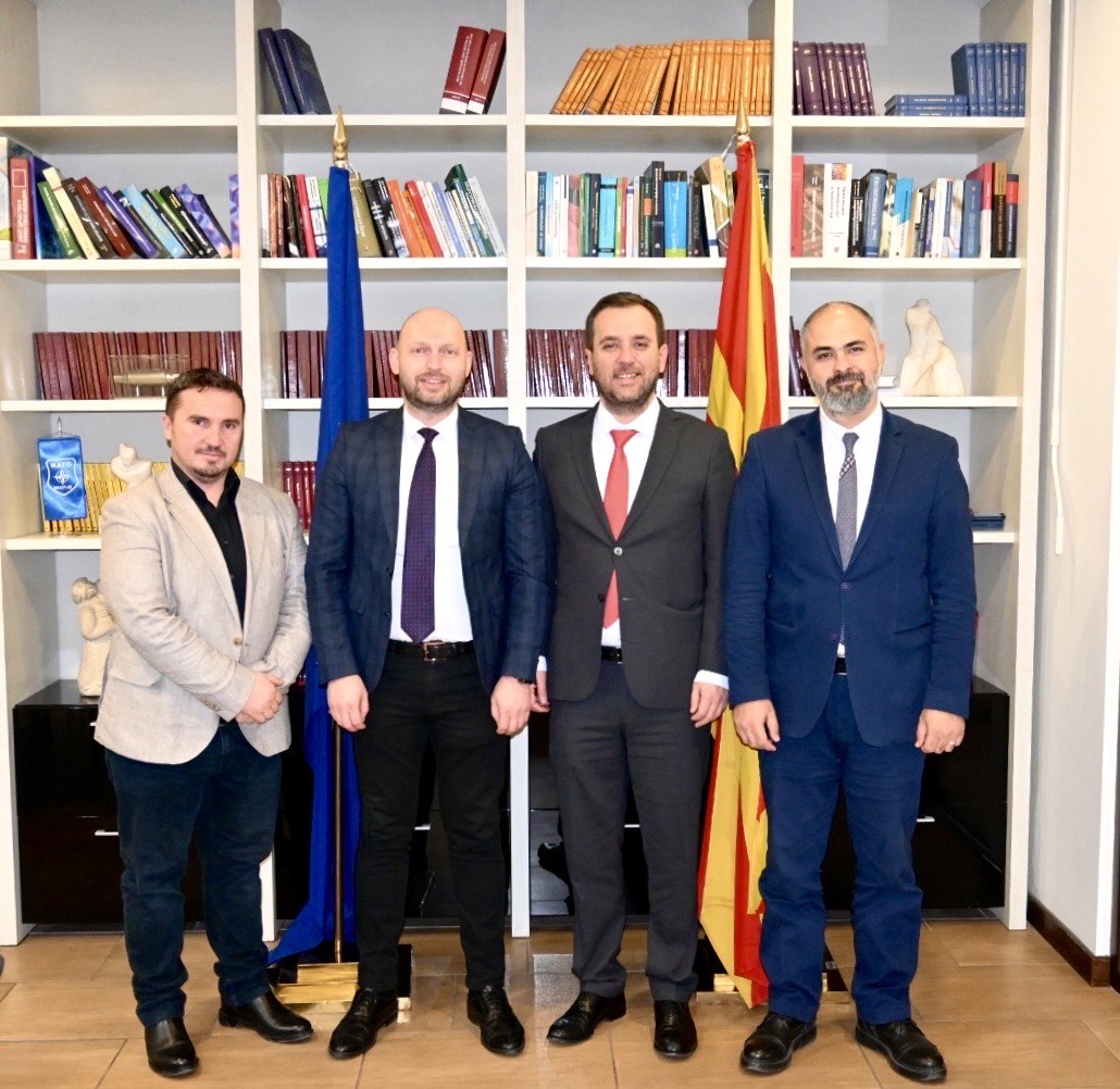 Vice Rector Assoc. Prof. Dr. Mevludin İbish and Vice Rector Prof. Dr. Serdar Serdaroğlu had a fruitful meeting with the Minister of Information Society and Administration, Admirim Aliti, MSc. 