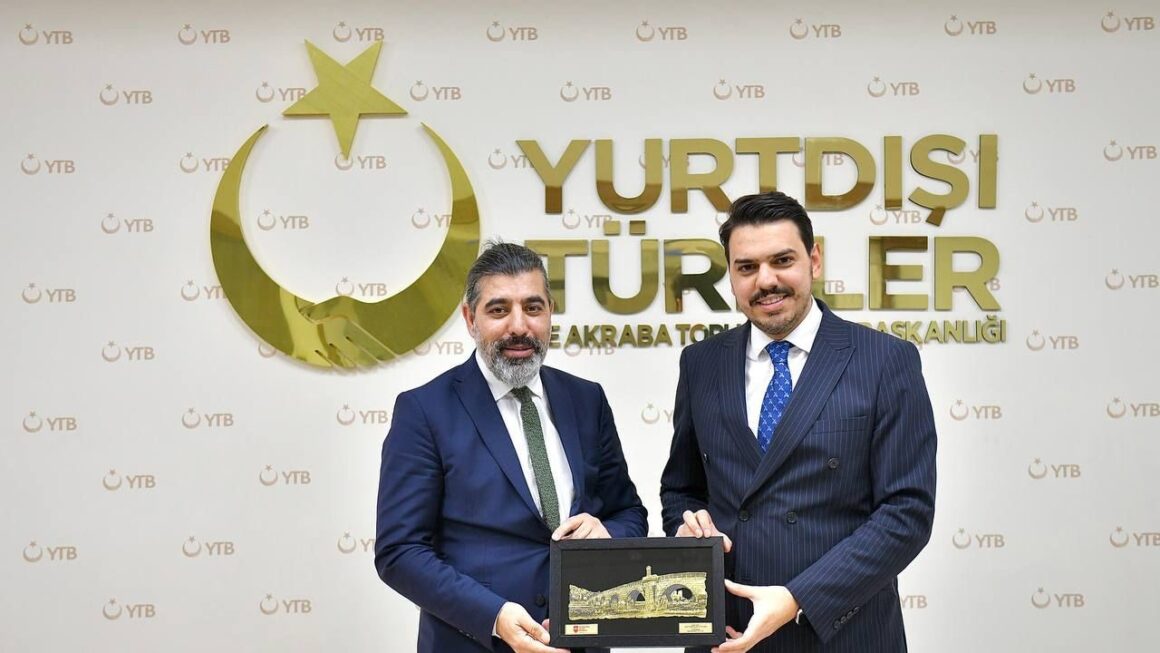 Rector, Prof. Dr. Lütfi Sunar and Rector Advisor Assoc. Prof. Dr. Serdar Serdaroğlu visited YTB President Mr. Abdullah Eren